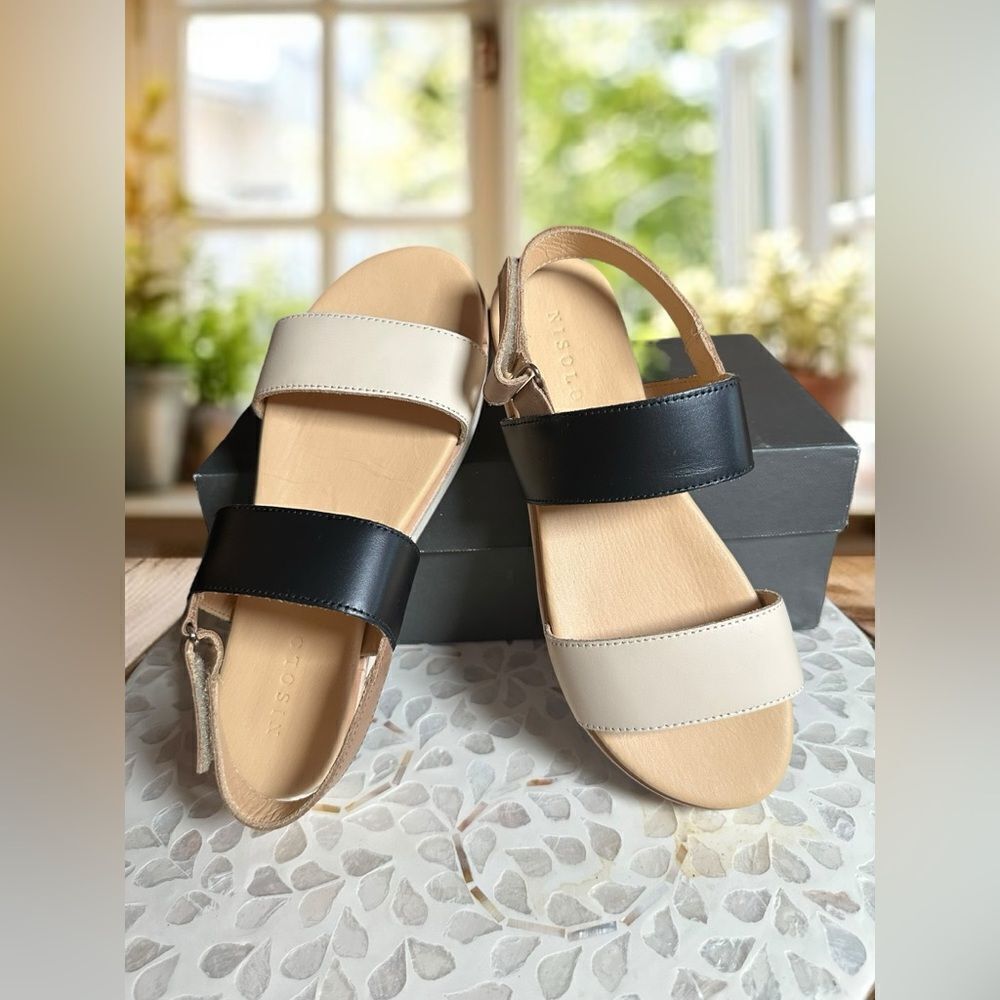 NEW Nisolo Leather Go-To Flatform Sandal 2.0 Women’s Size 7